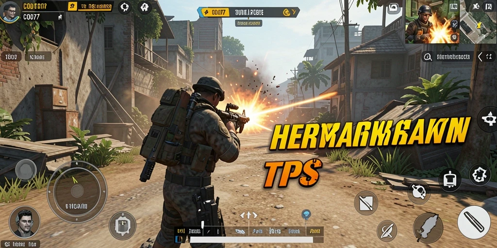 Gameplay C0077 yang penuh aksi dan menantang.