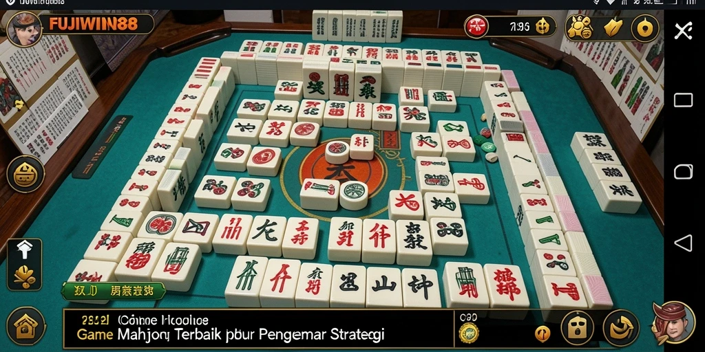 Tampilan gameplay menarik dari FUJIWIN88 yang menampilkan Mahjong.