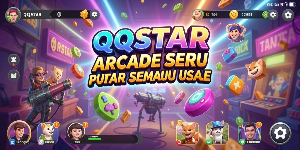 Gameplay seru QQSTAR yang menantang dan menghibur.