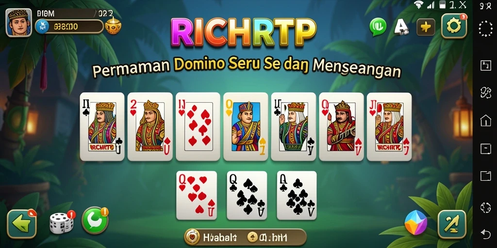 Tampilan gameplay RICHRTP dengan antarmuka yang menarik.