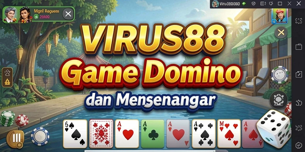 Tampilan gameplay seru di VIRUS88 dengan efek visual menakjubkan.